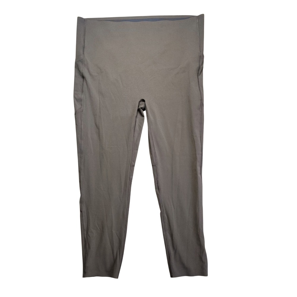 Spanx Womens Size 3X Every Wear Knockout Active Running Leggings Pants Brown